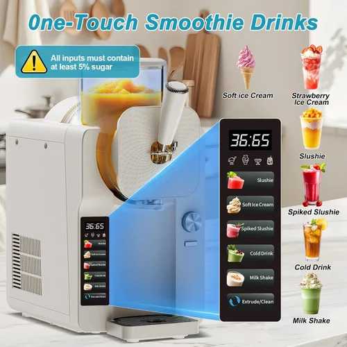 Miniatura 3 de Máquina para hacer helados, máquina de helado suave y máquina de granizado para el hogar, hace helado, yogur congelado, gelato, batidos