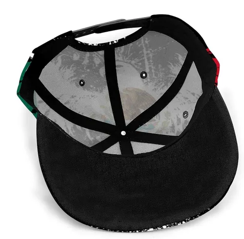 Miniatura 6 de Baseball Cap Men Women - Rainbow Tie Dye Adjustable 3D Printed Snapback Flat Bill Hip Hop Hat