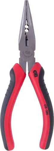 Miniatura 2 de Gardner Bender GS-385 Alicates eléctricos de punta larga, cortador y crimpador, alambre sólido y trenzado, 14-16 AWG, herramienta manual, 6½