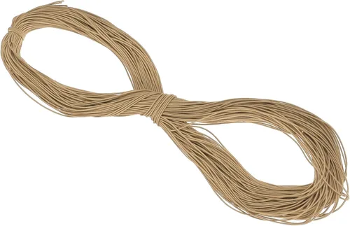 Miniatura 35 de PATIKIL Cuerda elástica elástica de 109 yardas (328.1 ft), cuerda elástica pesada de 0.059 in, albaricoque para manualidades, correas de gancho