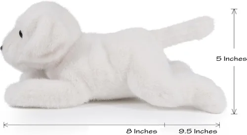 Miniatura 3 de Ice King Bear Labrador Puppy - Peluche de laboratorio de 8 pulgadas de longitud