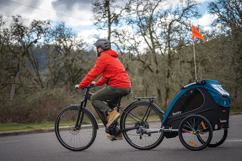 Miniatura 10 de Burley Encore X, remolque y cochecito para bicicleta para niños de 2 asientos