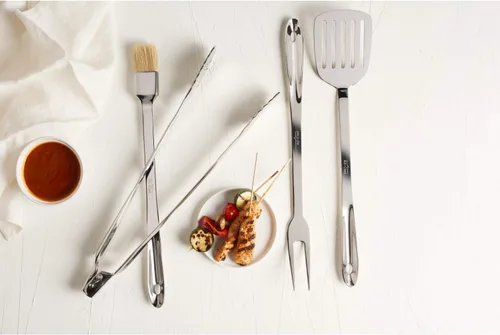 Miniatura 5 de Juego de utensilios de cocina All-Clad T147 de acero inoxidable, 4 piezas, color plateado