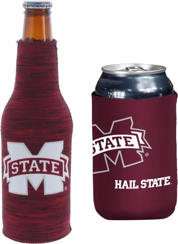 Miniatura 95 de College Team Color Logo Can & Bottle Holder Insulator Beverage Cooler Set