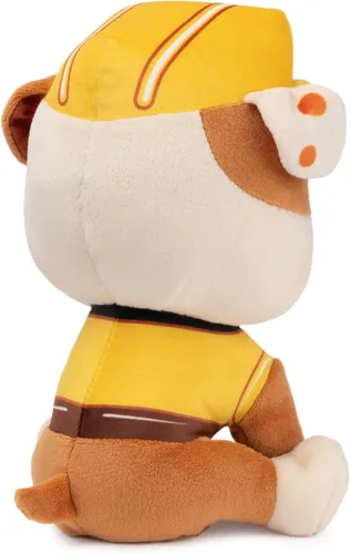 Miniatura 5 de GUND Patrulla Canina Rubble en uniforme de construcción de marca para edades de 1 y más, 22,9 cm (los estilos pueden variar)