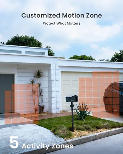 Miniatura 8 de ieGeek Cámaras de seguridad solares inalámbricas para exteriores con panel solar, cámara inalámbrica WiFi 2K para seguridad en el hogar con visión
