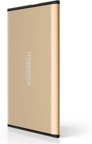 Miniatura 9 de Maxone Disco duro externo portátil ultradelgado de 320 GB HDD USB 3.0 compatible con PC, ordenador portátil - gris carbón