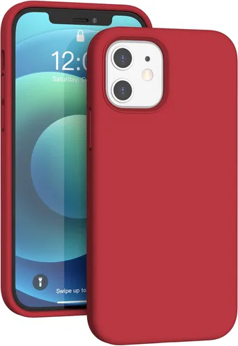 Miniatura 165 de Funda de silicona líquida compatible con iPhone 11 (6.1 pulgadas), cubierta de goma de gel de protección completa con forro de microfibra suave