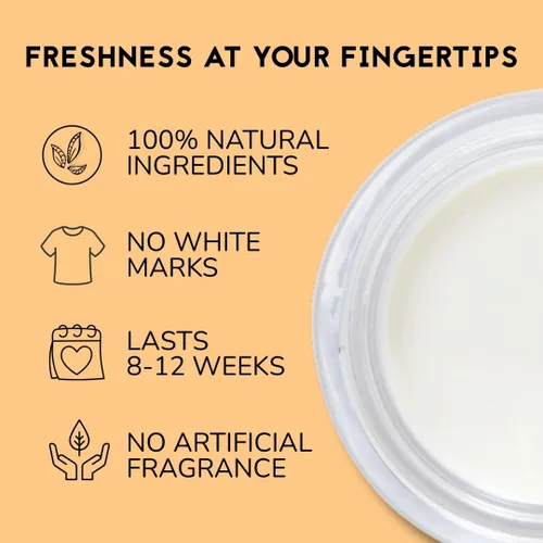 Miniatura 3 de The Natural Deodorant Co, Crema Desodorante Suave Mandarina 1.94 oz, Libre De Aluminio, Sin Plástico, Piel Sensible