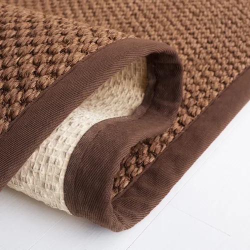 Miniatura 6 de SAFAVIEH Alfombra de área 2x3 - Colección de fibra natural - Chocolate, sisal, diseño tejido con borde (NF525D)
