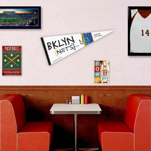 Miniatura 3 de WinCraft Bandera de banderín de Brooklyn Nets City Edition