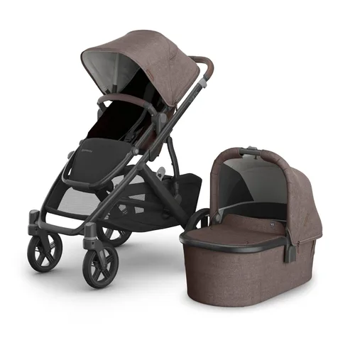 Miniatura 24 de UPPAbaby Vista V3 Cochecito - Sistema de Cochecito Individual a Doble de Tamaño Completo - Asiento para Niño, Protector contra Insectos, Protector