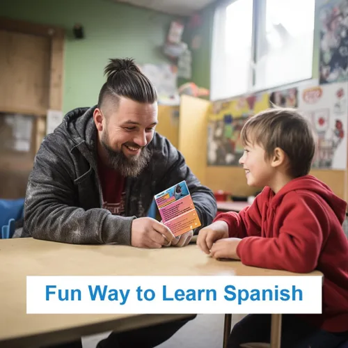 Miniatura 5 de 1step2dream Juegos de cartas de adivinanzas de animales españoles para niños Divertidas actividades educativas familiares Relleno de calcetines
