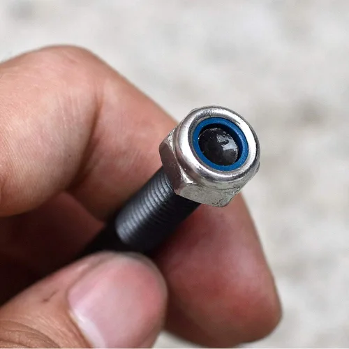 Miniatura 6 de Eje Pro Scooter M8 0.315 in X 1.102 in-5.118 in Tamaño múltiple 12.9 Grado Acero al carbono para rueda delantera trasera Freestyle Scooter Grinds