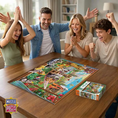 Miniatura 6 de MasterPieces - Rompecabezas de 300 piezas, formas grandes de agarre EZ, Siesta de la tarde, diversión para adultos, personas mayores, familia