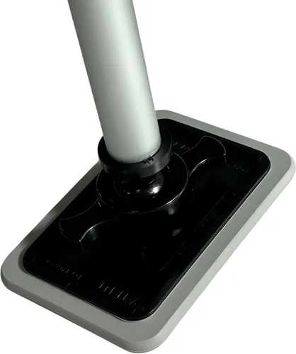 Miniatura 6 de Sistema de ventilación de cubierta de barco con ventilación de barco 3 – poste de soporte de aluminio que se extiende de 23 a 55 pulgadas – Base