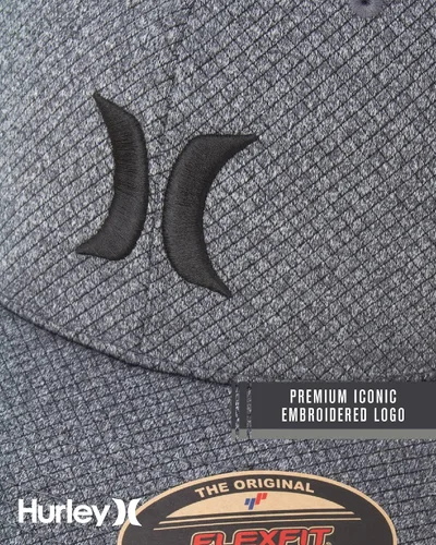 Miniatura 20 de Hurley Gorras para hombre - One & Only Flexfit Textures Cap - Sombreros ajustados para hombre, S-XL