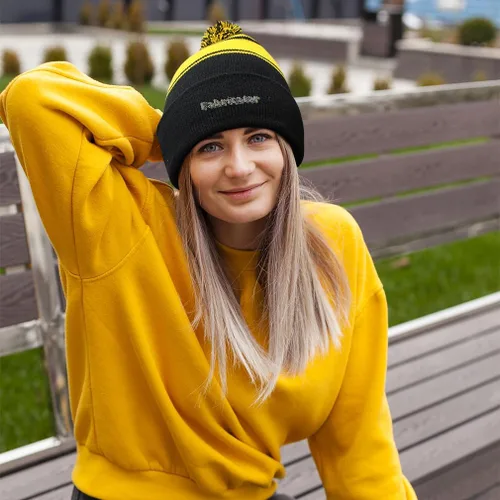 Miniatura 3 de Speedy Pros Pom Pom Beanie Hat for Men & Women Fabricator Industry Winter Hats Skull Cap Acrylic 1