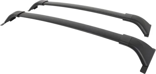 Miniatura 9 de CCIYU Barras de techo de automóvil, 2 barras, compatibles con Toyota para Venza 2021-2023, barras transversales de equipaje negras, barras