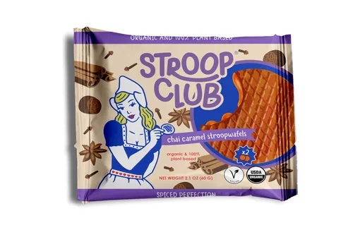 Miniatura 8 de Stroop Club Stroopwafel de Caramelo Orgánico Infusionado con Chai Indulgencia Vegana, a Base de Plantas y Aprobada por los Holandeses - 24