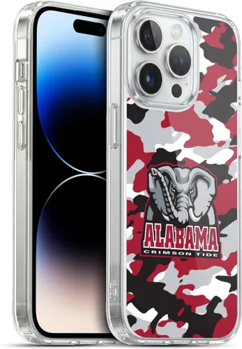Miniatura 142 de Head Case Designs Funda de gel suave con licencia oficial de la Universidad de Alabama UA Collage compatible con Apple iPhone 13 Pro Max