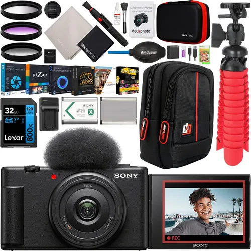 Miniatura 12 de Cámara Sony ZV-1F Vlog Modelo oficial de Sony USA Video 4K 20.1MP para creadores de contenido y vloggers Paquete con CPS 2 YR Paquete