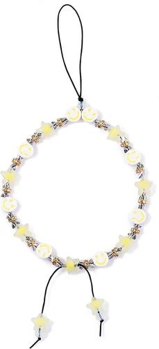 Miniatura 11 de Correa de muñeca para celular, bonita cadena para teléfono, cordón para teléfono, cadena con cuentas de arcilla, accesorios para teléfono, lindas