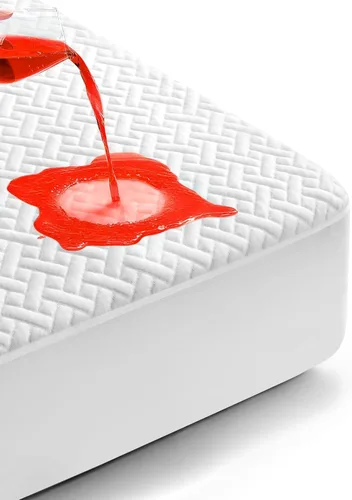 Miniatura 7 de Protector de colchón impermeable individual, viscosa de bambú de alta calidad, ultra suave, transpirable, sin ruido, funda de colchón ajustable de 8
