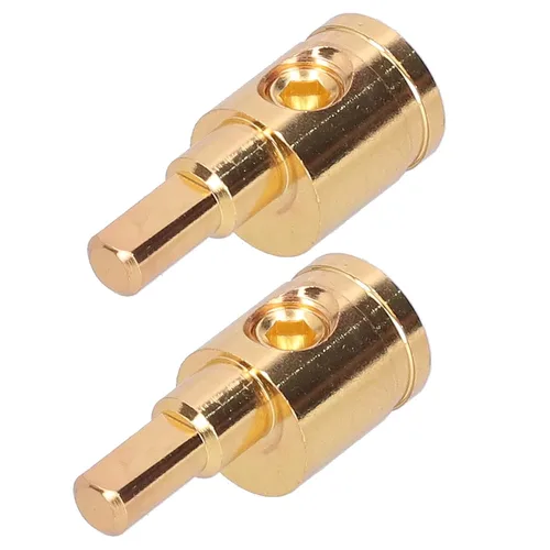 Miniatura 7 de Reductor de cable de audio, conector de terminal reductor de cable 0GA, cobre puro, chapado en oro, para modificación de amplificador de audio