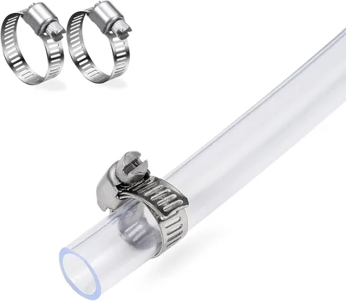 Miniatura 10 de DAVCO 3/4" DI - Tubo de vinilo transparente de 25 pies, tubo de PVC flexible de baja presión, manguera de vinilo de plástico ligero resistente a