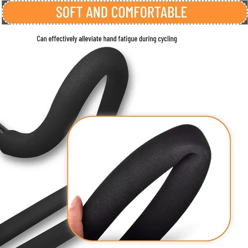 Miniatura 3 de LIZEALUCKY Empuñaduras de goma de espuma flexible para manillar de bicicleta, paquete de 2 unidades, diámetro interior de 0.9 pulgadas