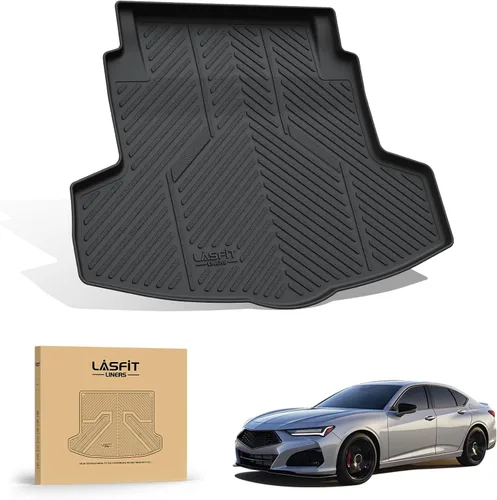 Miniatura 35 de LASFIT Tapetes de elastómero termoplástico para 1a y 2a fila de asientos de auto, para todo tipo de clima