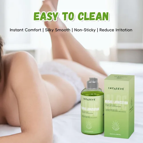 Miniatura 3 de Lubricante natural a base de agua de aloe para sexo, lubricante anal, lubricante a base de agua no graso, lubricante personal respetuoso con el pH