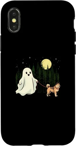 Miniatura 5 de iPhone 12 Pro Max Akita Walking Ghost Halloween Funny Kids Costume Case