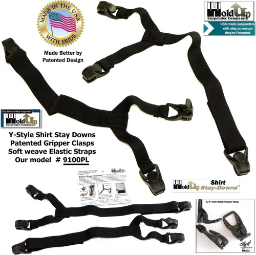 Miniatura 22 de La camisa de vestir Hold-Ups® Stay-downs se mantiene con clips antideslizantes patentados en Estados Unidos
