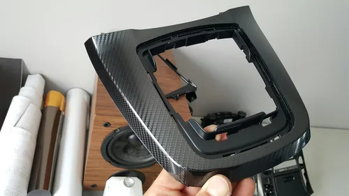 Miniatura 6 de Papel de envoltura VVIVID, de carbono negro brillante epóxico, proyectos para hacer uno mismo, de fácil instalación, Negro