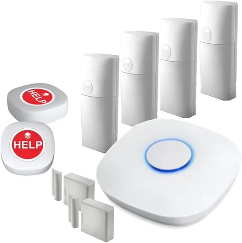 Miniatura 6 de Connected Caregiver Sistema de alerta médica Safety+ Gemini 4G para personas mayores: avanzado, detección de caídas, monitor 24/7, localización