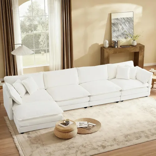 Miniatura 111 de SoarFlash Sofá modula, de felpilla, posición de en medio, beige