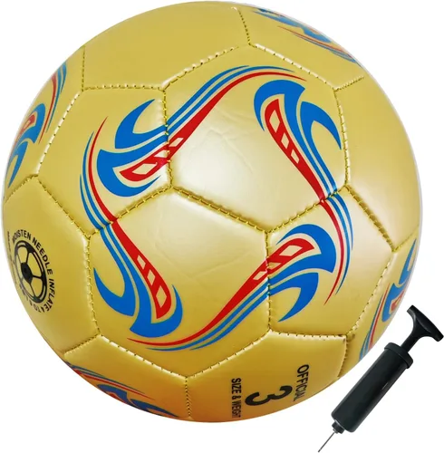 Miniatura 7 de ABAJI Pelota de Fútbol Tamaño 3 4 5 Pelotas de Entrenamiento de Práctica Regalo Cuero Más Grueso Anti Explosión para Interior y Exterior Viene
