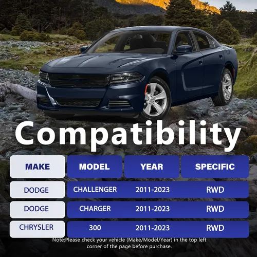 Miniatura 2 de Brazo de control, repuesto para brazo de control delantero inferior con kit de suspensión de rótula compatible con Dodge Charger 2011-2019, Dodge