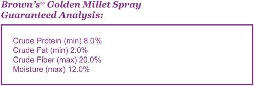 Miniatura 4 de F.M. Brown's - Spray de mijo dorado, 5 libras