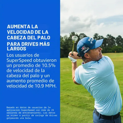 Miniatura 4 de SuperSpeed Golf Sistema de Entrenamiento de Velocidad de Swing Gana Velocidad de Swing y 20 Yardas Speed Sticks™ utilizados por Padraig