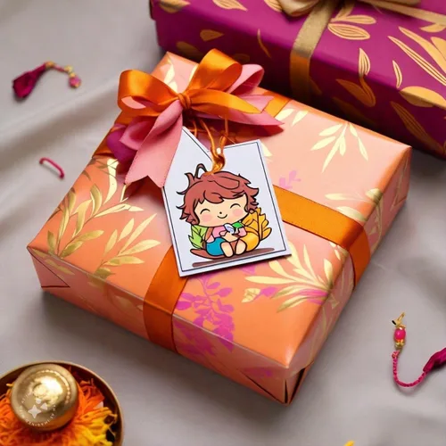 Miniatura 5 de Rakhi/Rakhi for Brother/Rudraksha Rakhi/Send rakhi to USA/Rakhi for Brother with Gift Set/Rakhi Bracelet/rakhi for brother and bhabhi/Rakhi Set