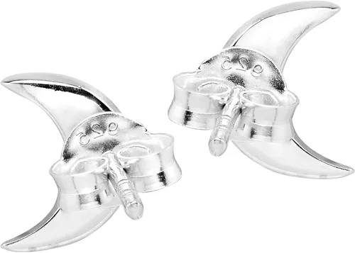 Miniatura 3 de Adorables pendientes de plata de ley 925 con incrustaciones de ónix negro de imitación, Resina