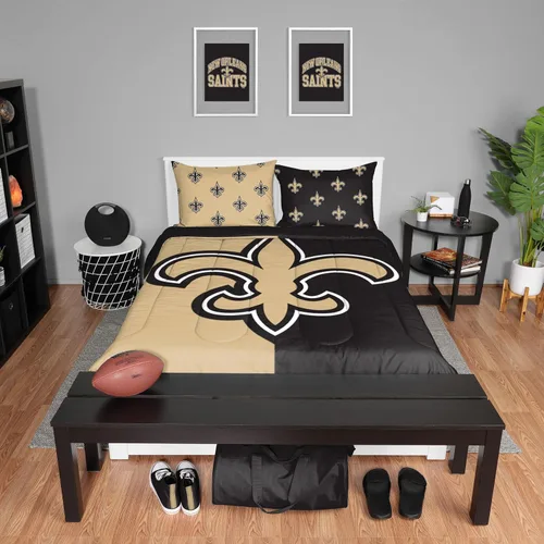 Miniatura 23 de FOCO Unisex-Adult NFL Team Logo Bed in a Bag Comforter Bedding 3-Piece Set