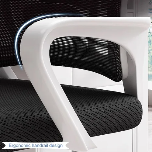 Miniatura 5 de Ergonomic Office Chair with Back Support, Extended Armrest Design Comfy Desk Chairs with Thickened Cushion and Stable Chassis, Comfortable Fit to