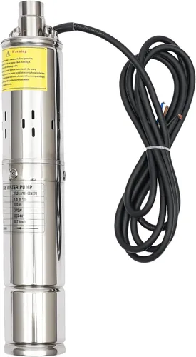 Miniatura 3 de Bomba sumergible solar de pozo profundo de 3 pulgadas, 24 V, 270 W, bomba de agua solar sumergible de acero inoxidable para riego agrícola + kit