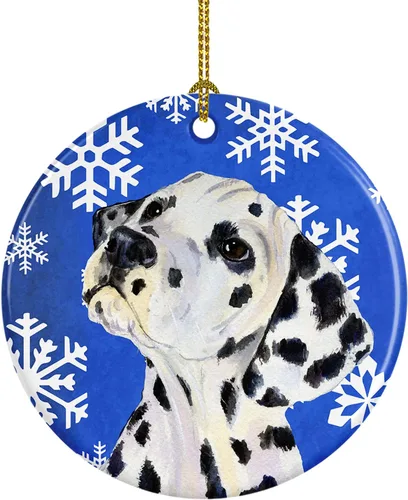 Miniatura 94 de Caroline's Treasures Cavalier Spaniel - Adorno de cerámica para colgar en el árbol de Navidad, para el hogar, Navidad, fiestas, regalo, 3 pulgadas