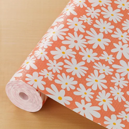 Miniatura 22 de Cooyes Revestimiento para estanterías – Revestimiento de gabinete y cajón no adhesivo prémium para cocina – Papel impermeable con patrón moderno
