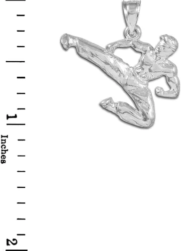 Miniatura 2 de Sports Charms Colgante de plata de ley 925 para artes marciales, no aplicable